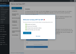 Page screenshot: Easy GPT → How to Use