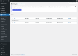 Page screenshot: Easy Hotel → Bookings