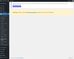 Page screenshot: Easy Hotel → Manual Booking Settings
