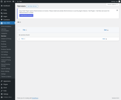 Page screenshot: Easy Hotel → Services