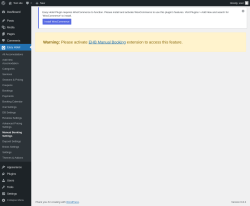 Page screenshot: Easy Hotel → Manual Booking Settings