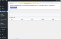 Page screenshot: Easy Hotel → Payments