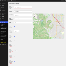 Page screenshot: Easy Map &rarr; Add Store Locator