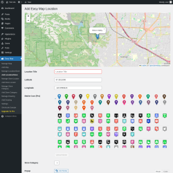 Page screenshot: Easy Map &rarr; Add Location/Store