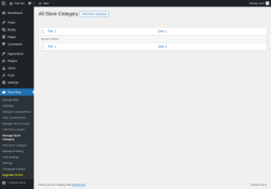 Page screenshot: Easy Map &rarr; Manage Store Category