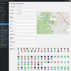 Page screenshot: Easy Map &rarr; Add Location/Store