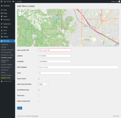Page screenshot: Easy Map &rarr; Add Store Locator