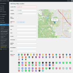 Page screenshot: Easy Map &rarr; Add Location/Store