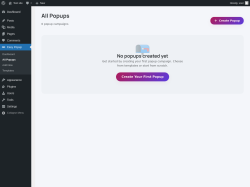 Page screenshot: Easy Popup &rarr; All Popups