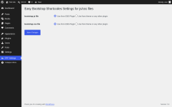 Page screenshot:  ERT Settings