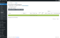 Page screenshot: School → Course in numbers