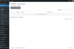 Page screenshot: School → Teachers