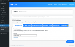 Page screenshot: WP CTA &rarr; Add New