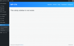 Page screenshot: WP CTA &rarr; Edit CTA