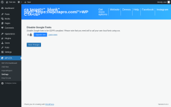 Page screenshot: WP CTA &rarr; Settings