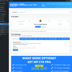 Page screenshot: WP CTA &rarr; Add New &rarr; 8.  Live Status