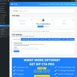 Page screenshot: WP CTA &rarr; Add New