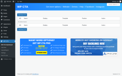 Page screenshot: WP CTA