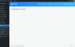 Page screenshot: WP CTA &rarr; Edit CTA