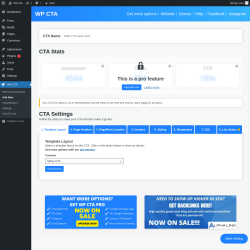 Page screenshot: WP CTA &rarr; Add New