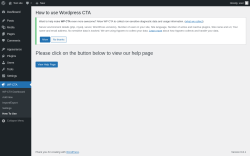 Page screenshot: WP CTA &rarr; How To Use