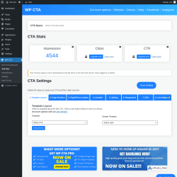 Page screenshot: WP CTA &rarr; Add New