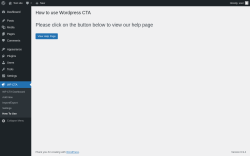 Page screenshot: WP CTA &rarr; How To Use