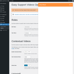 Page screenshot: Options &lsaquo; Test site &mdash; WordPress