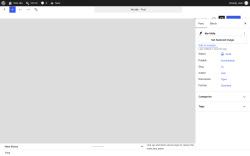 Page screenshot: Add Post &lsaquo; Test site &mdash; WordPress