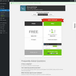 Page screenshot: Easy Twitter → Upgrade  ➤