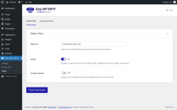 Page screenshot: Easy WP SMTP &rarr; Tools