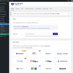Page screenshot: Easy WP SMTP