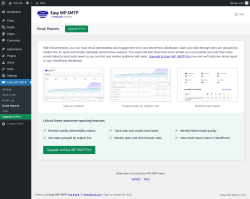 Page screenshot: Easy WP SMTP → Email Reports