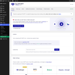 Page screenshot: Easy WP SMTP