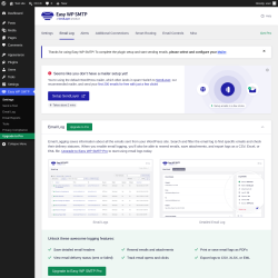 Page screenshot: Easy WP SMTP &rarr; Email Log