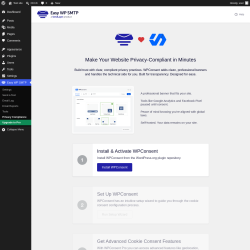 Page screenshot: Easy WP SMTP &rarr; Privacy Compliance
