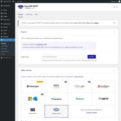 Page screenshot: Easy WP SMTP