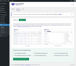 Page screenshot: Easy WP SMTP &rarr; Email Log