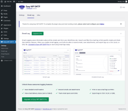 Page screenshot: Easy WP SMTP &rarr; Email Log