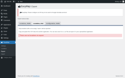 Page screenshot: EasyMap → Export → Locations, CSV