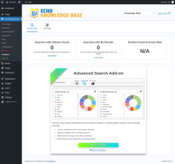 Page screenshot: Knowledge Base → Analytics