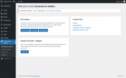 Page screenshot: eCommerce Addon