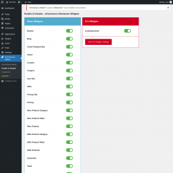 Page screenshot: eCommerce Addon → Enable & Disable