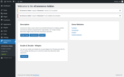 Page screenshot: eCommerce Addon
