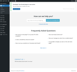Page screenshot: Ecwid → Help