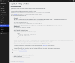 Page screenshot: Edge Suite &rarr; Usage