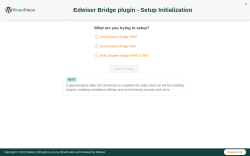 Page screenshot: Edwiser Bridge Setup Wizard