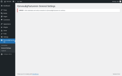 Page screenshot: EenvoudigFactureren &rarr; General Settings