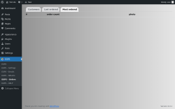Page screenshot: EGPS &rarr; EGPS &ndash; Orders &rarr; 
                &nbsp;Most ordered
            