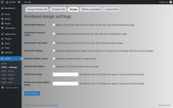 Page screenshot: EGPS &rarr; EGPS &ndash; Settings &rarr; 
                &nbsp;Design